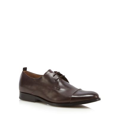 Jeff Banks Brown leather Potter shoes